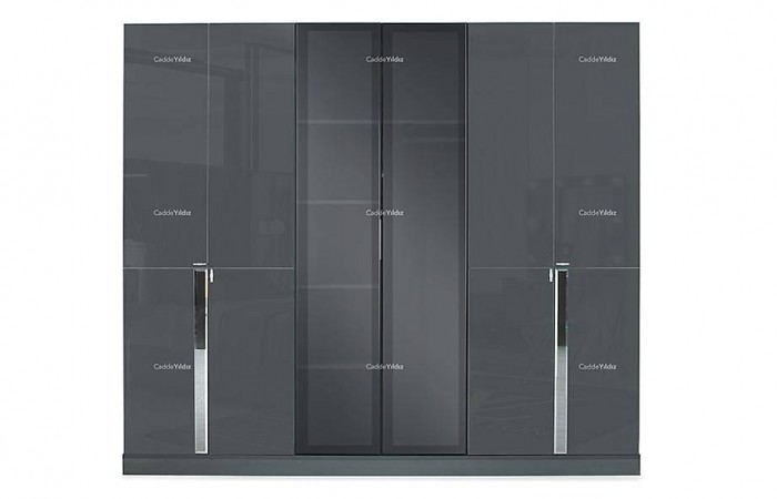 Brafta 6 Kapılı Mdf Gardrop