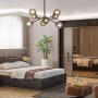 Lova Bazalı Yatak Odası - 6 Kapılı Yatak Odası