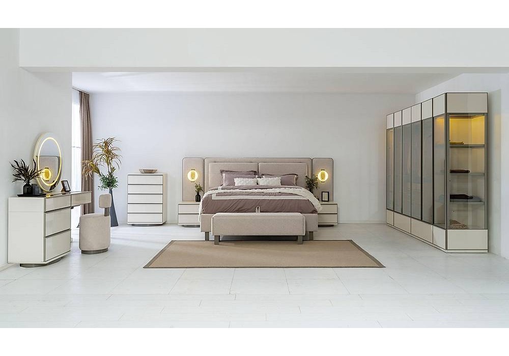 Sunny Bazalı Yatak Odası - 6 Kapılı