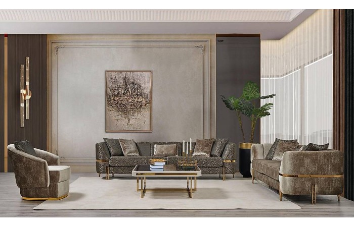 Kamelya Salon Takımı - Renkli