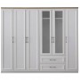 Trina 6 Kapılı Gardrop Kapaklı Gardırop