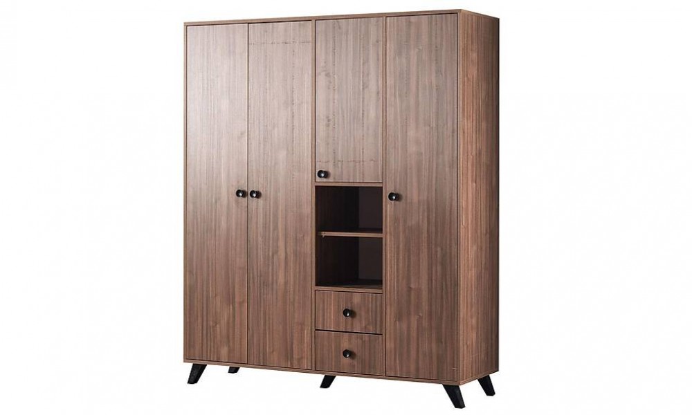 Lugo Gardrop - 4 Kapılı Kapaklı Gardırop Lugo Gardrop - 4 Kapılı Kapaklı Gardırop