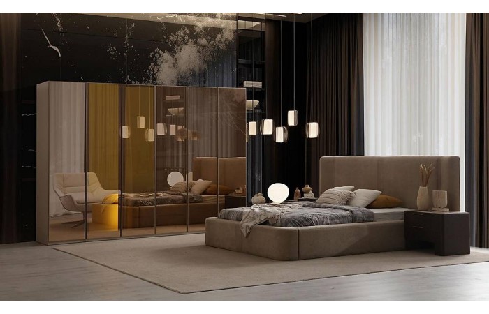 Verona Bazalı Yatak Odası - 6 Kapılı