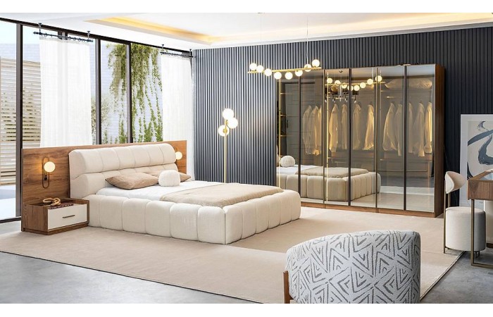 Montego Bazalı Yatak Odası - 6 Kapılı