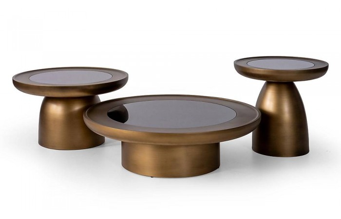 Dyno Orta Sehpa Seti - Brass