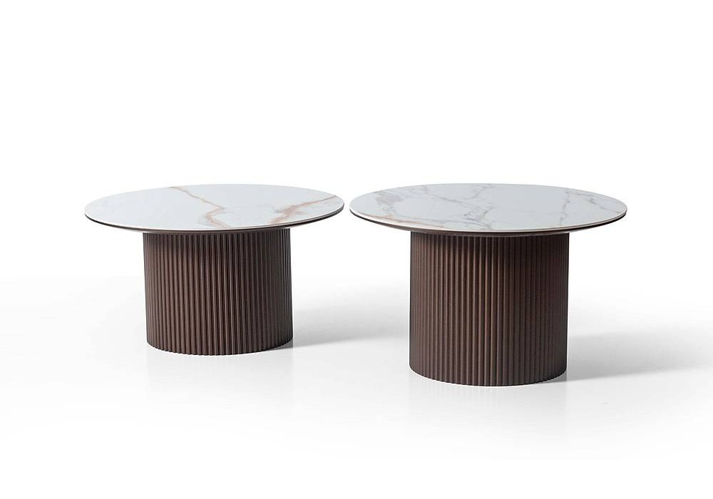 Royce Sehpa Seti - Porselen - Bronz
