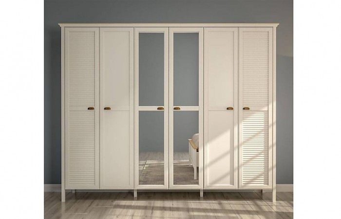 Astoria 6 Kapılı Gardrop - Askılı