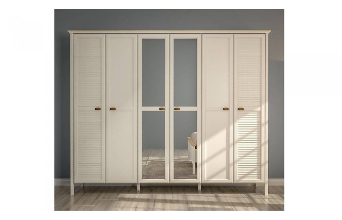 Astoria 6 Kapılı Gardrop - Askılı