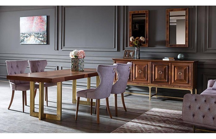 Lusso Gold Yemek Odası