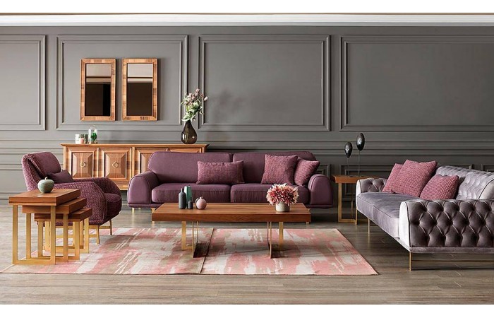 Lusso Gold Salon Takımı
