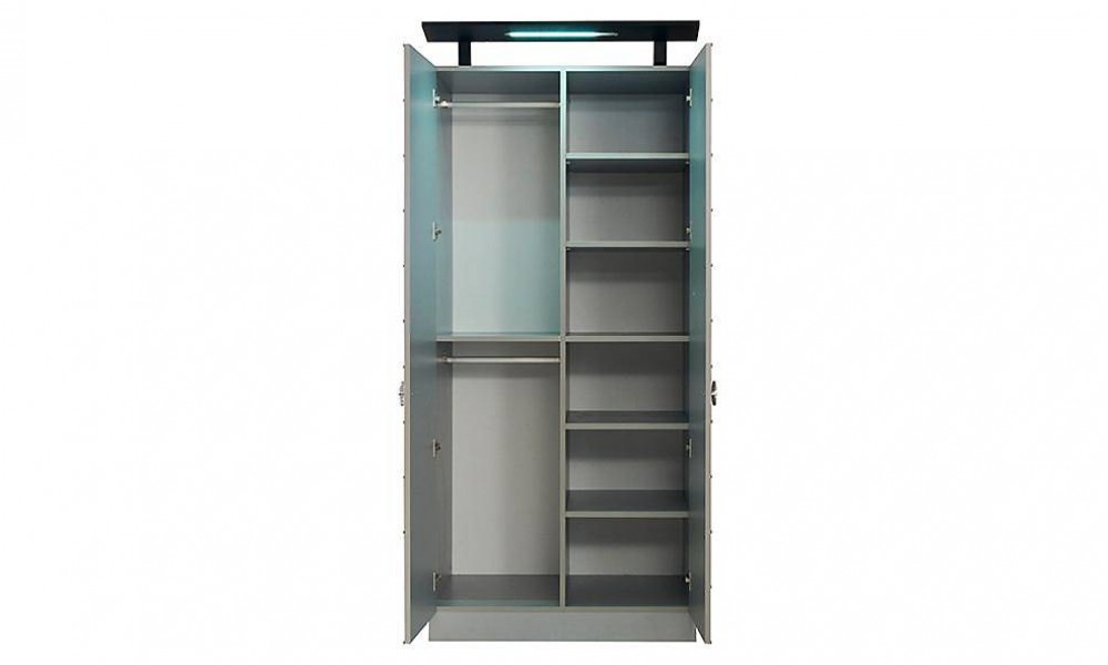 TT Kırmızı 3 Kapılı Gardrop Kapaklı Gardırop