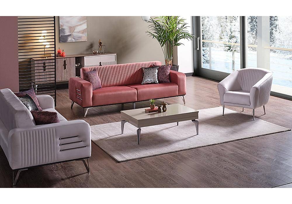 Esila Salon Takımı Metal Kasa