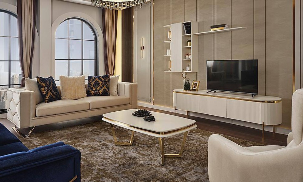 Mood Ekru Gold Tv Ünitesi Mood Ekru Gold Tv Ünitesi