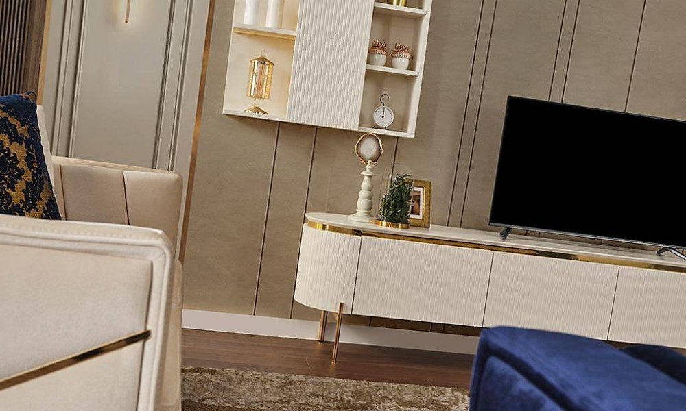 Mood Ekru Gold Tv Ünitesi Mood Ekru Gold Tv Ünitesi