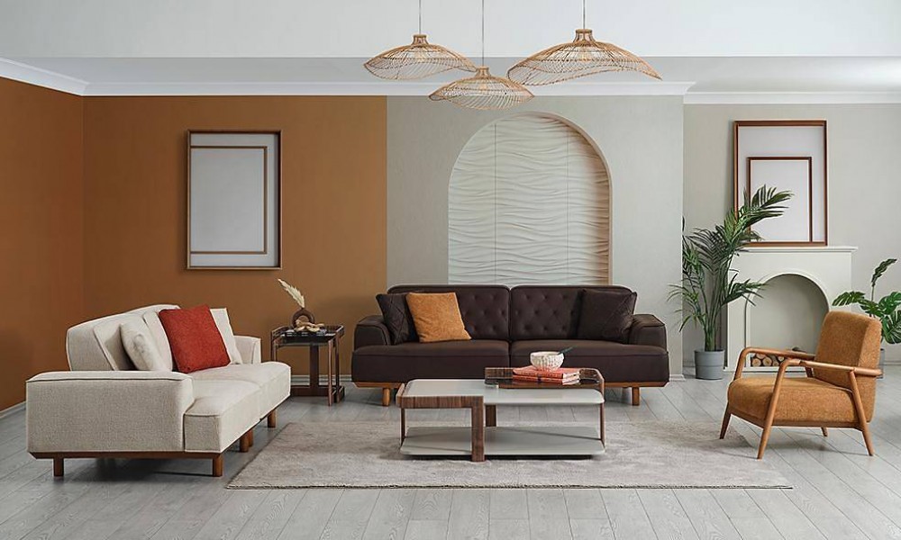 Minotti Ahşap Koltuk Takımı