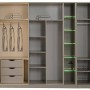 Optima Gardrop - 5 Kapılı Kapaklı Gardırop