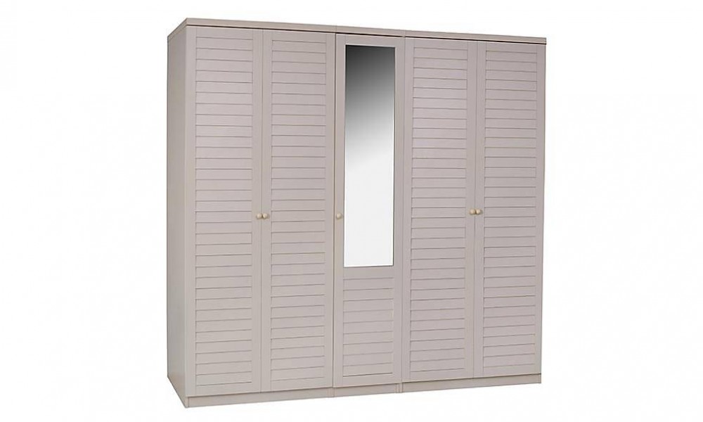 Justo Vizon Gardrop - 5 Kapılı Kapaklı Gardırop