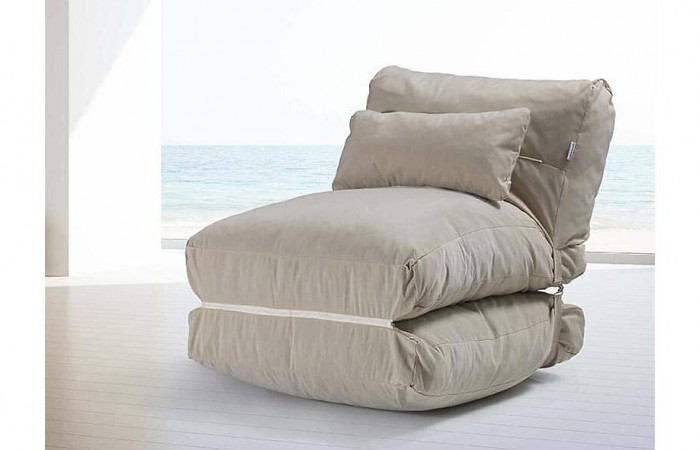 Sitting Sleep Katlanır Minder - Krem