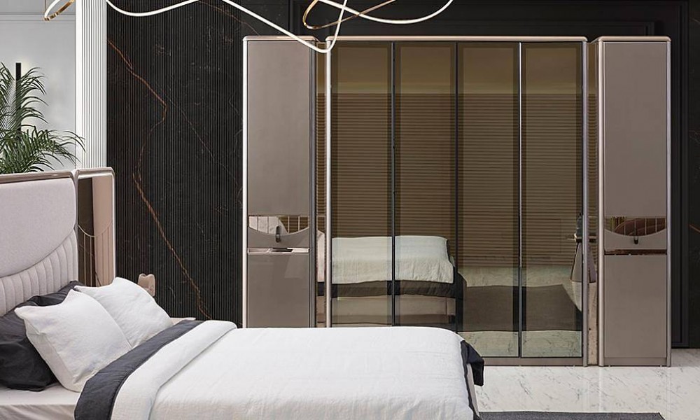 Valeri 6 Kapılı Gardrop Kapaklı Gardırop