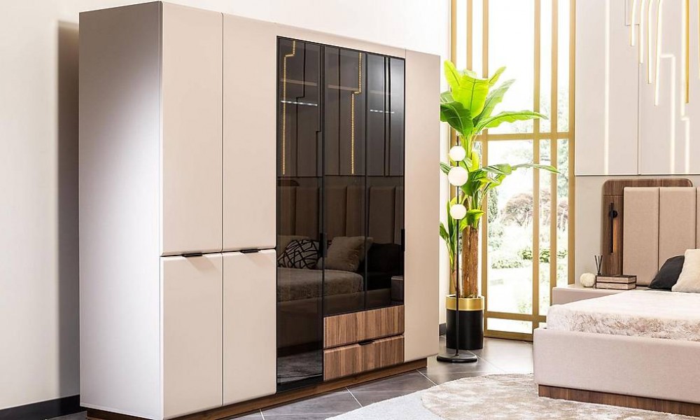 Valentina 6 Kapılı Gardrop Kapaklı Gardırop