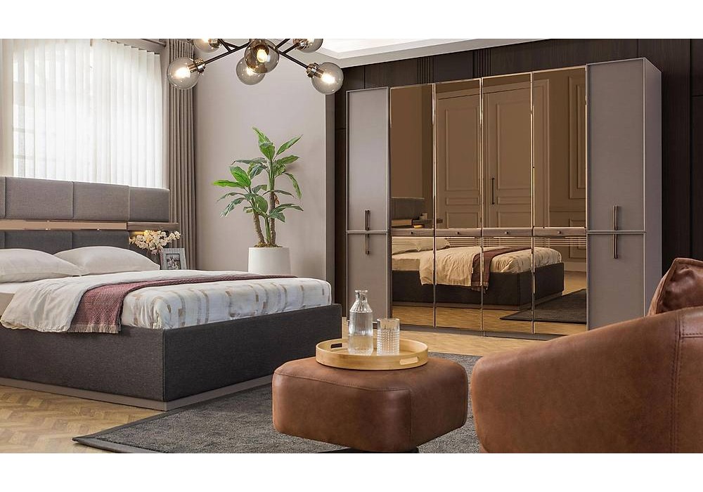 Lova Bazalı Yatak Odası - 6 Kapılı