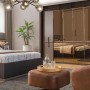 Lova Bazalı Yatak Odası - 6 Kapılı Yatak Odası