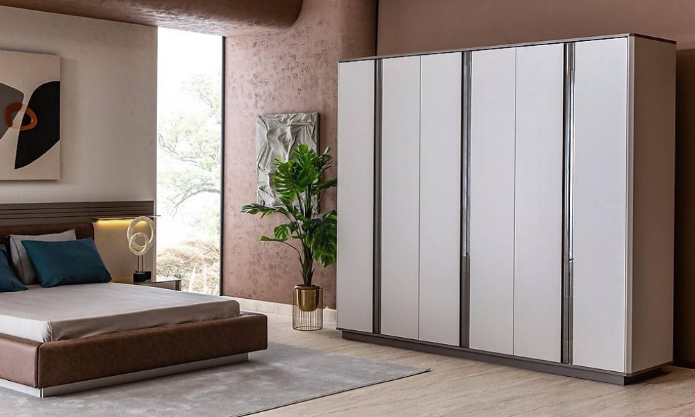 Quantum 6 Kapılı Gardrop Kapaklı Gardırop