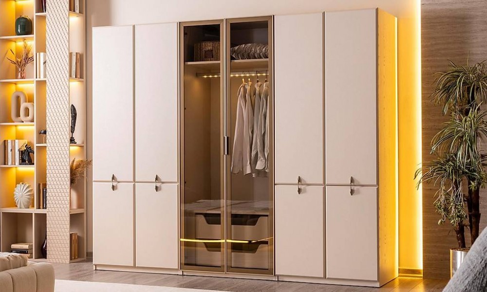 Atelier Gardrop - 6 Kapılı Kapaklı Gardırop Atelier Gardrop - 6 Kapılı Kapaklı Gardırop