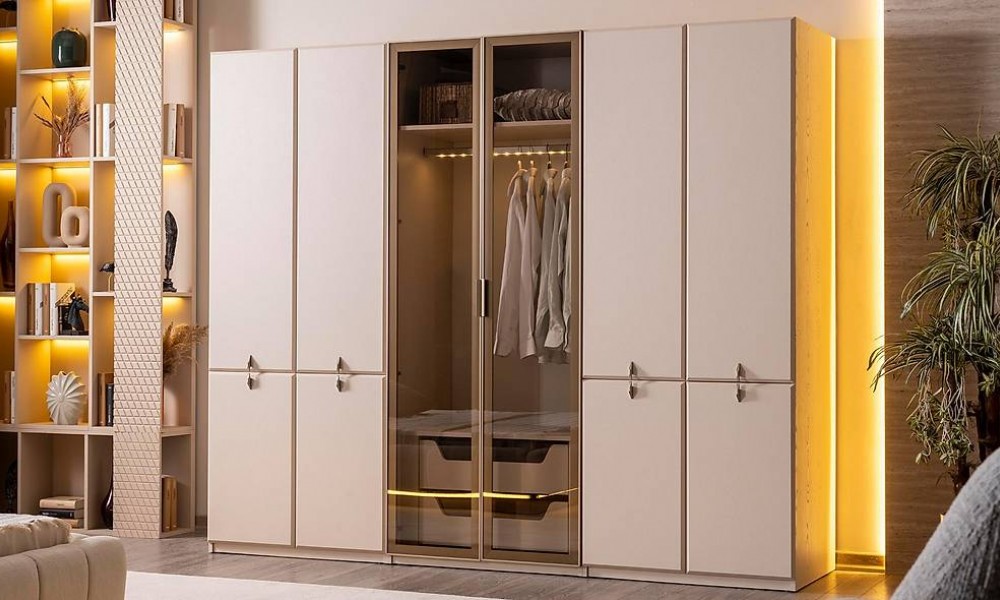Atelier Gardrop - 6 Kapılı Kapaklı Gardırop Atelier Gardrop - 6 Kapılı Kapaklı Gardırop