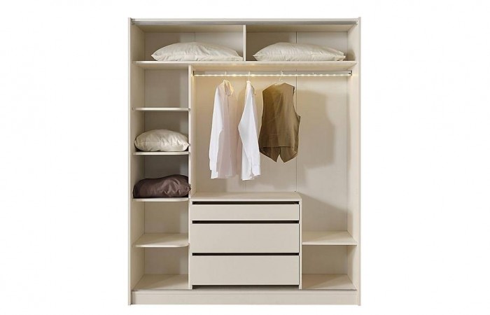 Hennes 4 Kapılı Gardrop - Aynalı