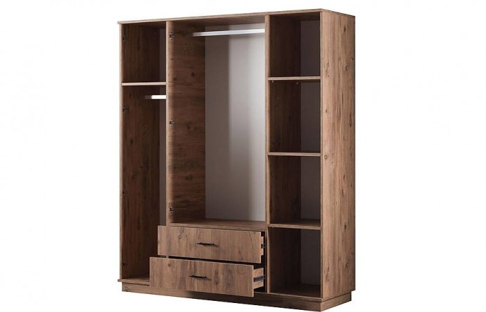 Craft Gardrop - 4 Kapılı - Ceviz
