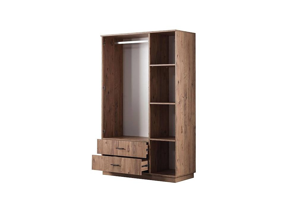 Craft Gardrop - 3 Kapılı - Ceviz