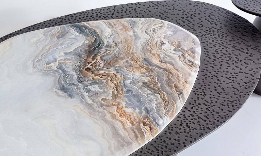 Wave Orta Sehpa Seti - Silver Wave Orta Sehpa Seti - Silver