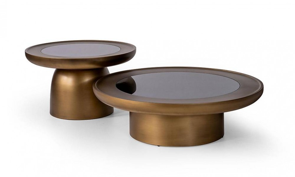 Dyno Orta Sehpa Seti - Brass Dyno Orta Sehpa Seti - Brass