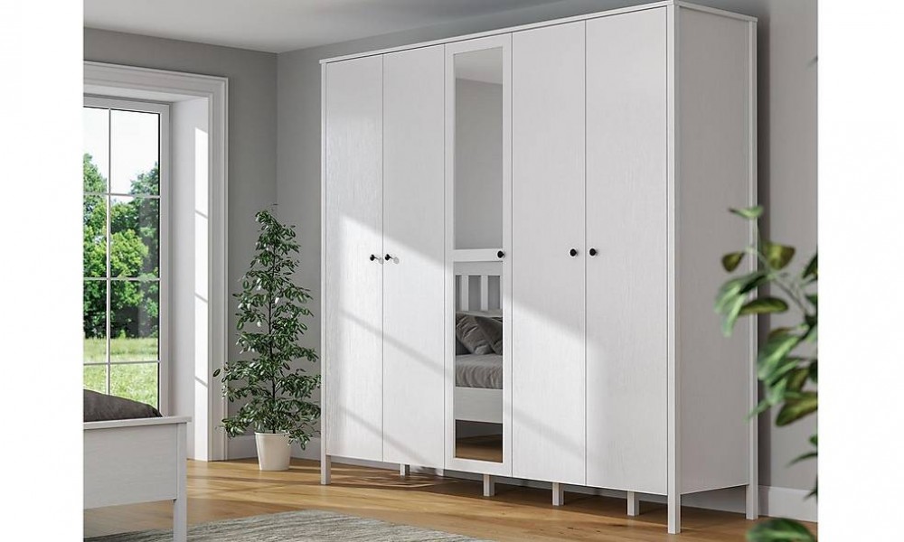 Netha Gardrop - 5 Kapılı Kapaklı Gardırop Netha Gardrop - 5 Kapılı Kapaklı Gardırop