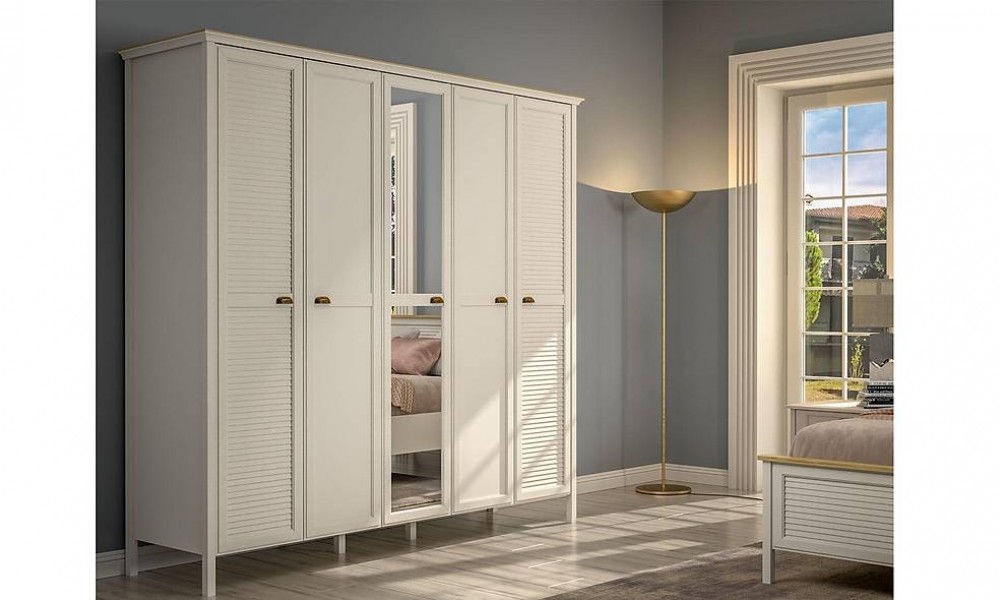 Astoria Gardrop - 5 Kapılı Kapaklı Gardırop