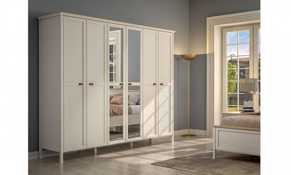 Astoria 6 Kapılı Gardrop - Askılı Kapaklı Gardırop Astoria 6 Kapılı Gardrop - Askılı Kapaklı Gardırop