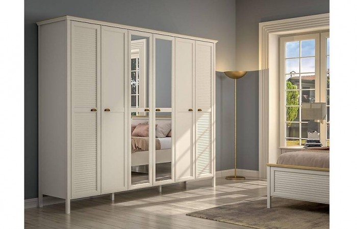 Astoria 6 Kapılı Gardrop - Askılı