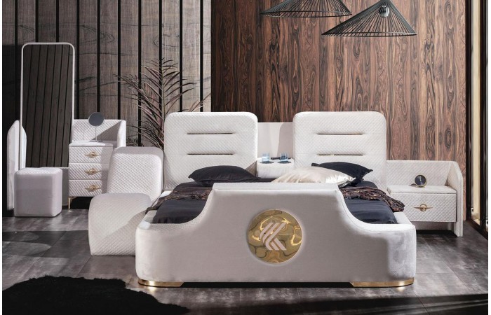 Luxury Fonksiyonel Ses Sistemli Karyola Seti