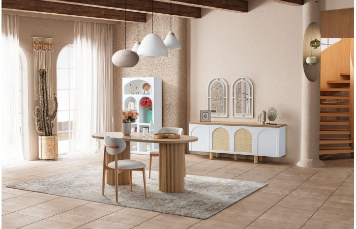 Latrell Retro Yemek Odası Takımı