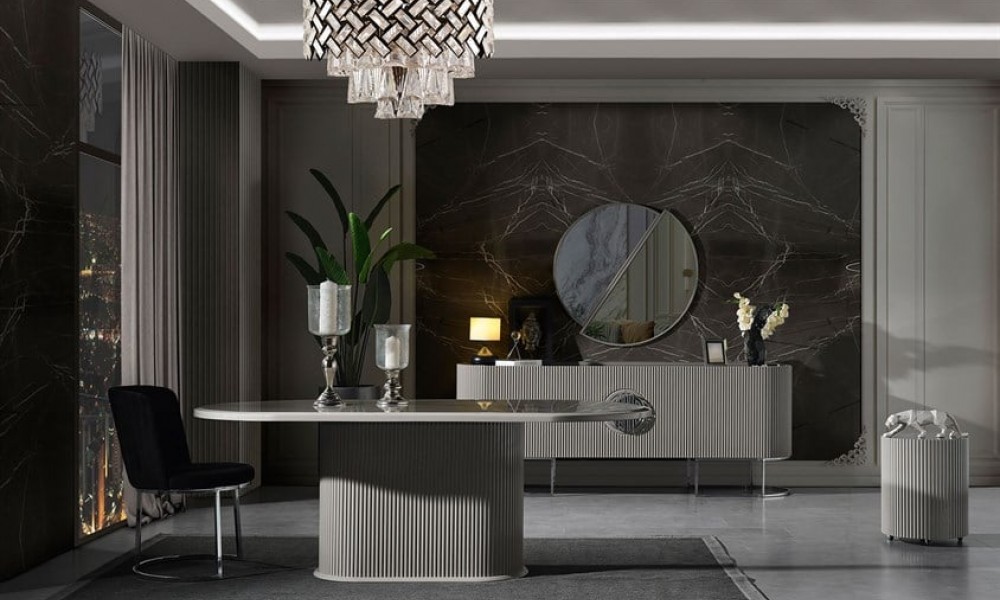 Morten Yemek Odası Takımı Grey Morten Yemek Odası Takımı Grey