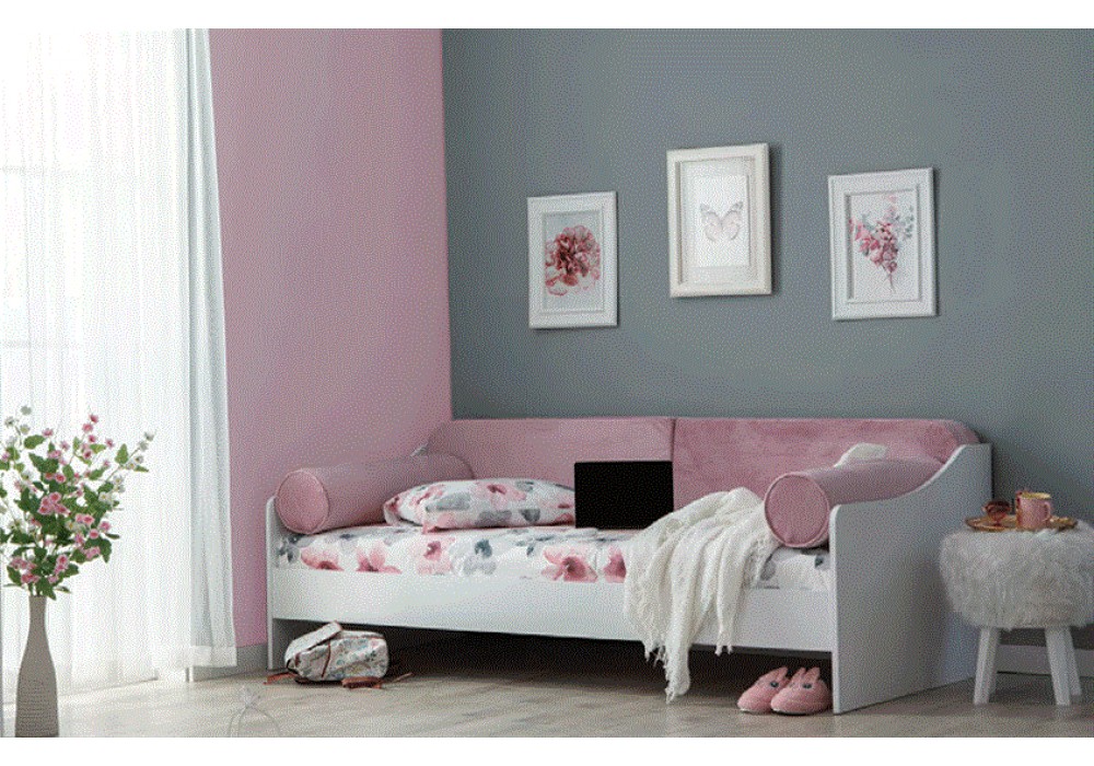 Santas Day Bed 90*200 cm Pembe