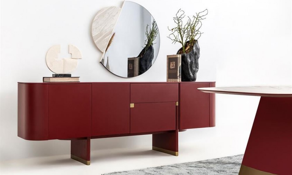 Riley Konsol Porselen Bordo Konsollar