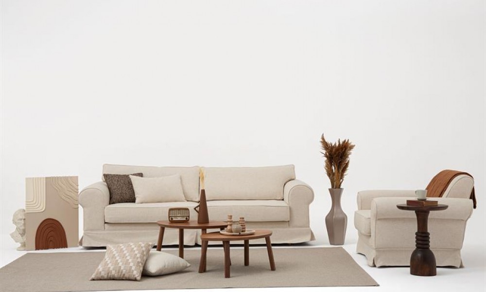 Marin Krem Koltuk Takımı Marin Krem Koltuk Takımı