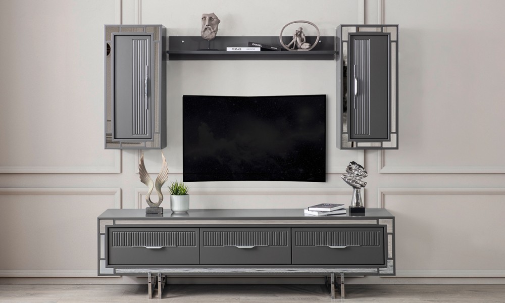 Sedef Metal Ayaklı Tv Ünitesi