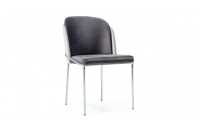 Magnum Gümüş Metal Ayaklı Sandalye