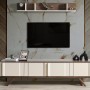 Oslo Ahşap Ayaklı Modern Tv Ünitesi Oslo Ahşap Ayaklı Modern Tv Ünitesi