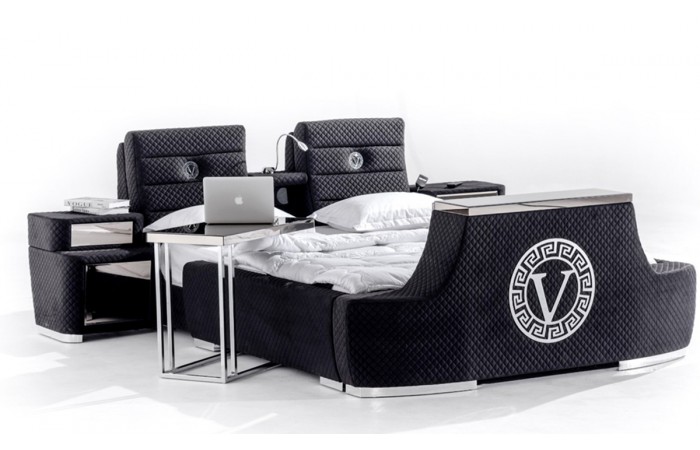 Confort Black TV Mekanizmalı Akıllı Karyola