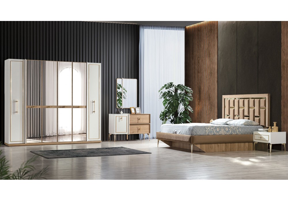 Safir 6 Kapaklı Yatak Odası Takımı