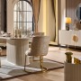 Gucci Ekru Gold Metal Ayaklı Yemek Odası Takımı Yemek Odası Gucci Ekru Gold Metal Ayaklı Yemek Odası Takımı Yemek Odası